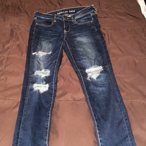 American eagle skinny ripped Jean